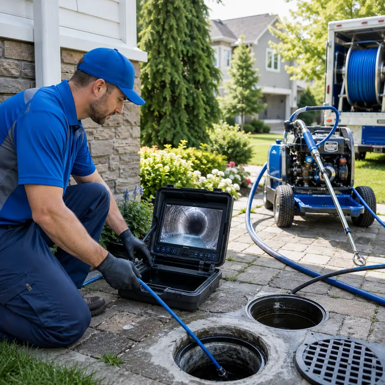 Outdoor drain cleaning professionals serving Elberta, AL